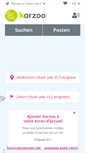 Mobile Screenshot of karzoo.de